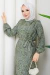 Ayliz tesettür elbise  Yeşil