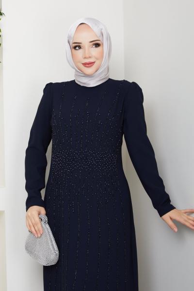 Bade elbise Lacivert