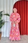Bahar elbise Pembe