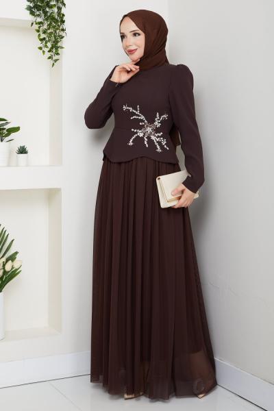 Balım abiye  Kahverengi