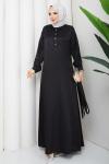 Belkıs tesettür elbise  Siyah