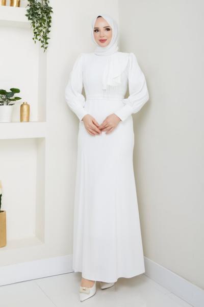 Benan elbise Beyaz
