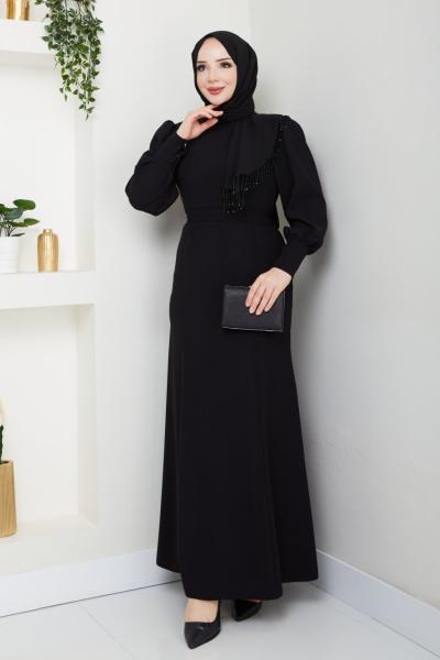 Benan elbise Siyah