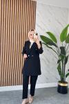 Beste ceketli takım Siyah