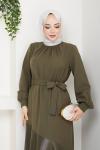 Betül elbise  Haki