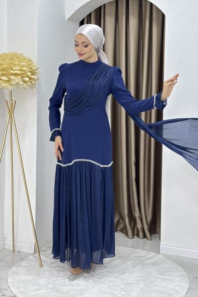 Beyhan abiye  Lacivert