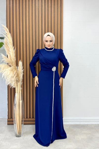 BUĞLEM abiye Lacivert