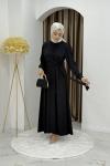 Demet elbise  Siyah