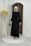 Demet elbise  Siyah