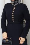 Deniz tesettür elbise  Siyah