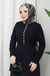 Deniz tesettür elbise  Siyah
