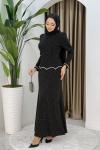 Derya abiye elbise  Siyah