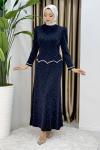 Derya abiye elbise  Lacivert