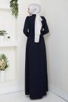 Dicle  abiye elbise  Lacivert