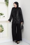 Dilara pantolonlu takım  Siyah