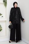 Dilara pantolonlu takım  Siyah