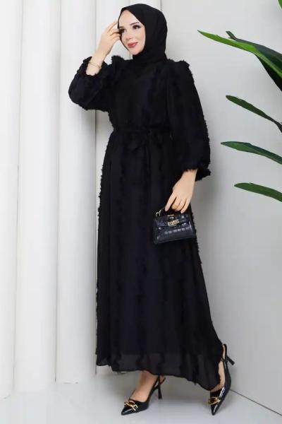 Eda elbise  Siyah