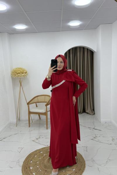 Efil abiye Kırmızı