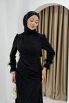 Elçin abiye Siyah