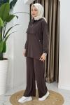 Elif ikili takım Kahverengi