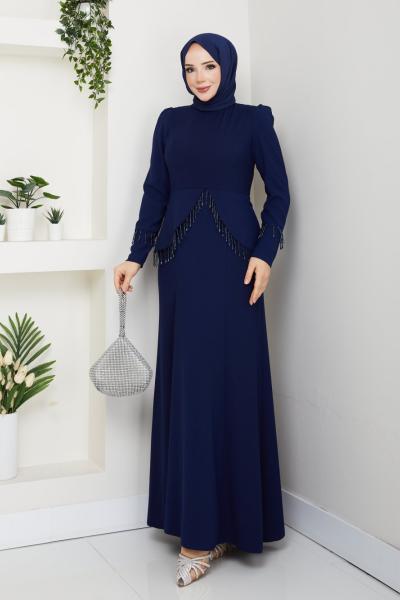 Ezgi abiye Açık Lacivert