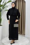 Filiz elbise  Siyah