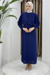 Filiz elbise  Lacivert