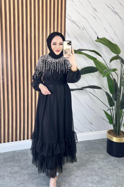 GAMZE ELBİSE  Siyah