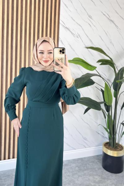 Gizem elbise  Zümrüt