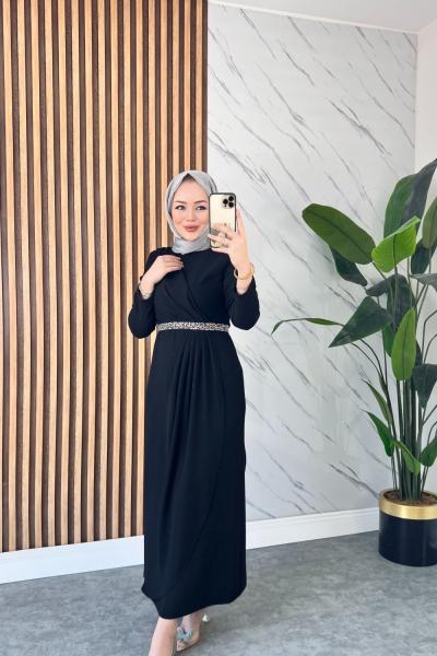 Gönül elbise Siyah