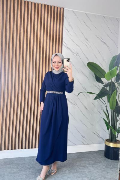 Gönül elbise Lacivert