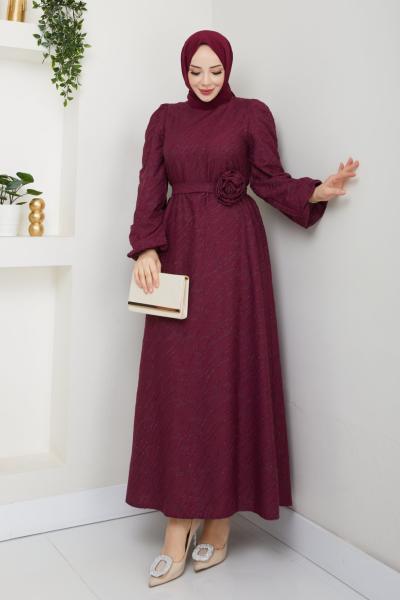 Gül elbise Bordo