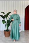 Gülnaz etekli takım Mint Yeşili