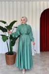 Gülnaz etekli takım Mint Yeşili
