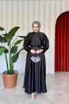 Gülnaz etekli takım Siyah