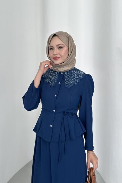 Harika etekli takım Lacivert