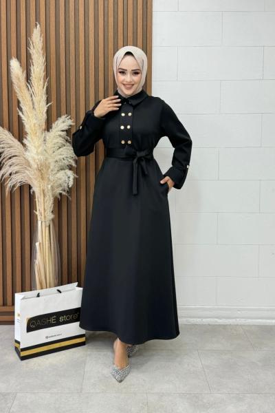 HMS EZEL ELBİSE  Siyah