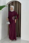 Hürrem abiye Bordo