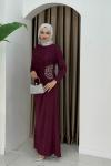 Hürrem abiye Bordo
