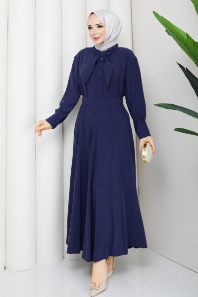 Ilgın etekli takım  Lacivert