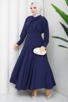 Ilgın etekli takım  Lacivert