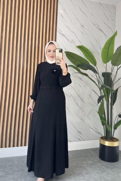 İlknur elbise Siyah