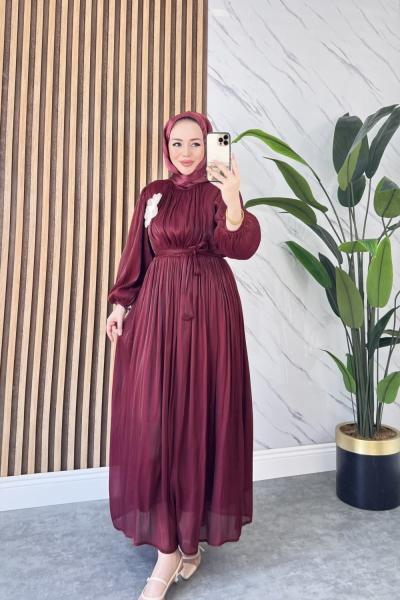 İmre elbise  Bordo