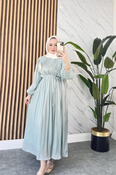 İmre elbise  Su Yeşili