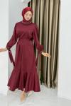İNTİZARR ELBİSE Bordo