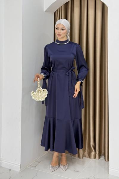 İNTİZARR ELBİSE Lacivert