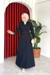 Irmak elbise  Siyah