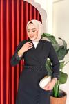 Irmak elbise  Siyah