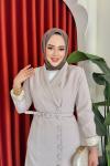 Irmak elbise  Vizon