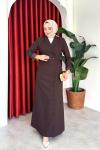 Irmak elbise  Acı Kahve